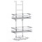 2 Tier Hanging Shower Organizer Over Door Metal Organizer Shelves Storage Rack